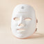 Gros plan du masque LED MIRALUS blanc