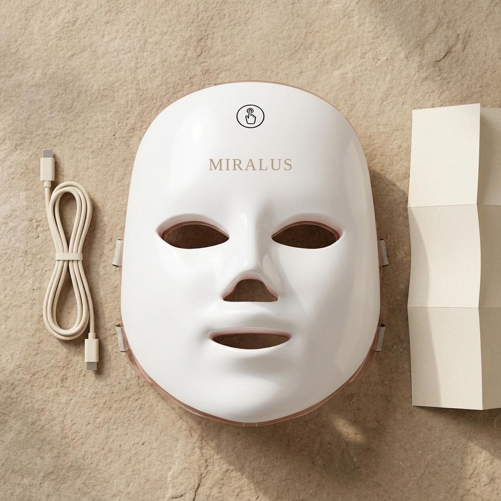 Masque Visage LED Sans Fil